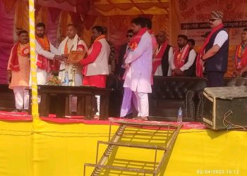 उपराष्ट्रपति रामसहाय प्रसाद यादवद्वारा यमुनामाई गाउँपलिकाको जेठरहियामा बिष्णु महायज्ञको समुद्घाटन